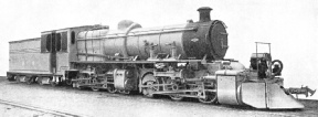 A MODERN EXAMPLE of the “Mallet” type of semi-articulated locomotive