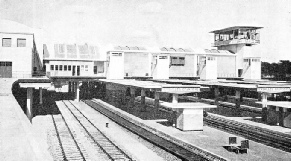 A modern railway station at Versailles