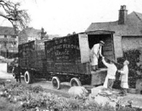 THE FURNITURE REMOVAL SERVICE organized by the London Midland and Scottish Railway