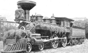 Pensioned off - this early Canadian Pacific engine
