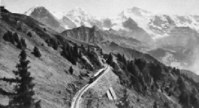 EIGER, MONCH AND JUNFRAU, the trio of giant peaks of the Bernese Oberland