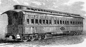 One of the early Pullman sleeping cars