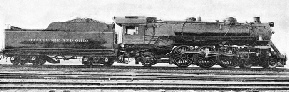 “PRESIDENT WASHINGTON”, a Pacific type locomotive