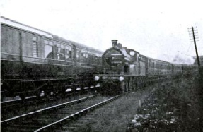 The North Eastern and Lancashire & Yorkshire Expresses, Newcastle-Liverpool, passing each other at full speed