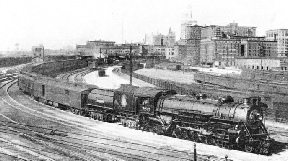 THE “EMPIRE BUILDER”, one of the crack expresses of the Great Northern Railway of America