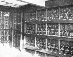 RACKS OF ELECTRIC RELAYS