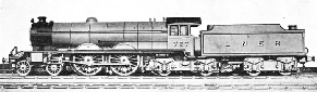 A FORMER “ATLANTIC” TYPE express engine of the North Eastern Railway, as rebuilt by the LNER