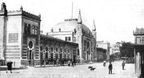 The Sirkedji railway station at Istanbul, where the “Orient Express” reaches the end of its journey