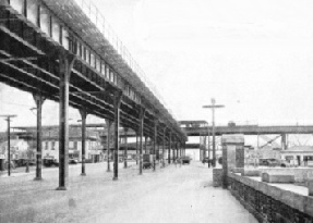 How the track of the New York Elevated is carried above the streets