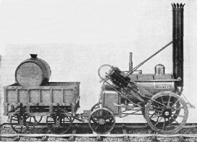 THE “ROCKET”, entered by the Stephensons 