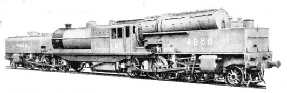 One of the LMSR “Beyer-Garratt” locomotives