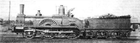 "Phlegon", a 2-4-0 locomotive designed by Joseph Beattie