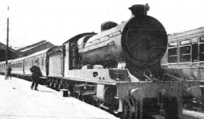 THE “ROYAL HIGHLANDER”, the famous LMS night express at Inverness