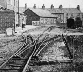 PRIMITIVE FORM of switch at Portmadoc Station