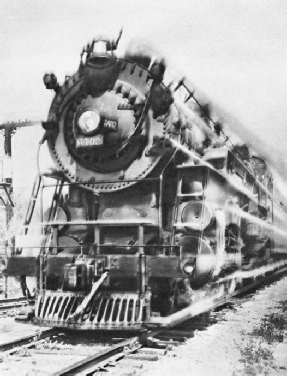 Engine 6402 of the Chicago, Milwaukee, St Paul & Pacific Railroad