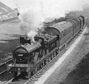 A train on the Buxton-Manchester route