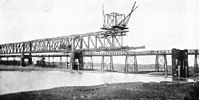 the Yi Bridge, here seen under construction
