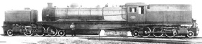 This “Union-Garratt” articulated locomotive was supplied by Messrs Maffei, Munich, to the South African Railways in 1927