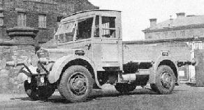 A ROAD-RAIL LORRY built by Karrier Motors for service on the LNER