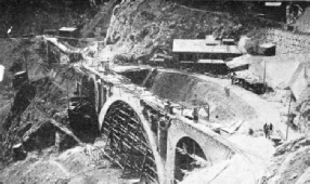 BRIDGING A GORGE in the Taurus Mountains