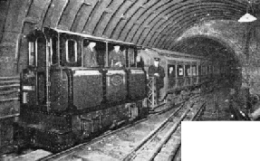 THE CITY AND SOUTH LONDON TUBE RAILWAY was opened in 1890