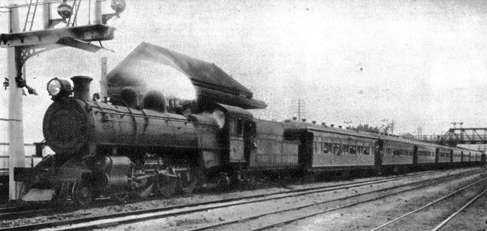 Kalgoorlie-Perth express at Midland Junction Station, Australia