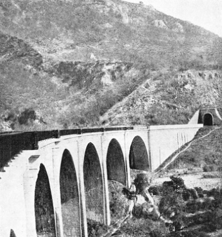 LE LOUP VIADUCT on the Provence Railway in Southern France