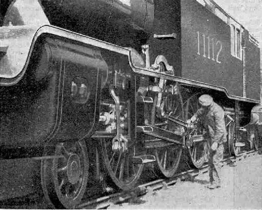 LMS 4-6-4 Baltic Tank No. 11112 on view in the sidings at the Railway Centenary Exhibition