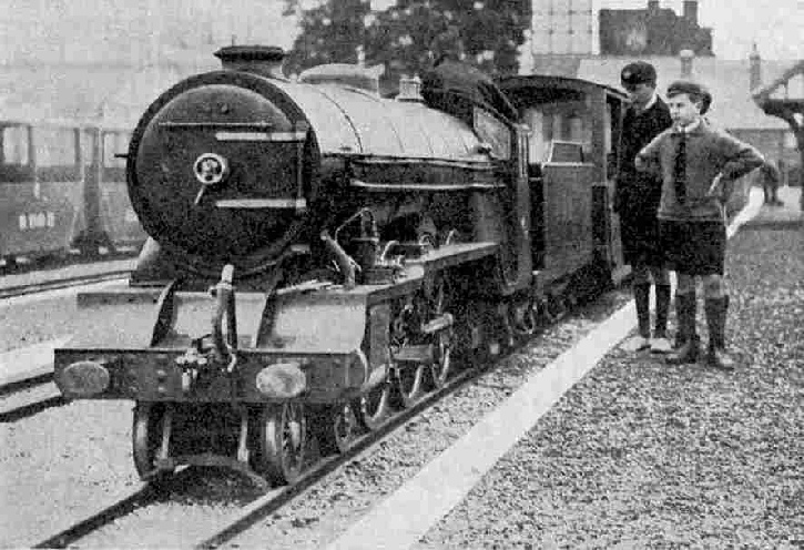 Inspecting the Locomotive at Romney Terminus.