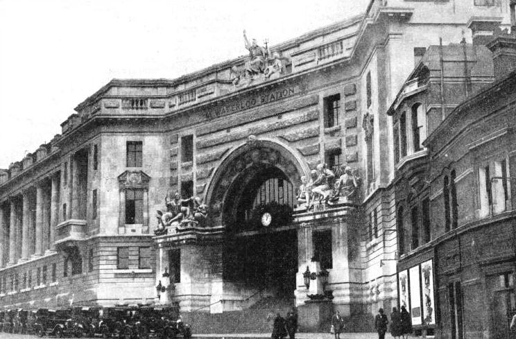 The main entrance to Waterloo Station