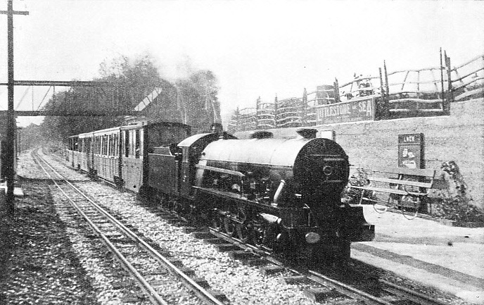A WAYSIDE HALT at Littlestone-on-Sea, on the Romney, Hythe and Dymchurch Railway