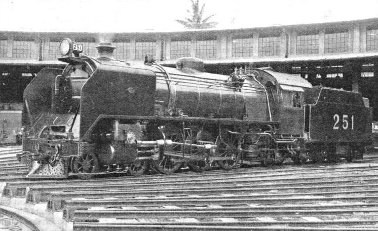 ONE OF THE LATEST TYPE of Pacific locomotive employed on the Federated Malay States Railways system