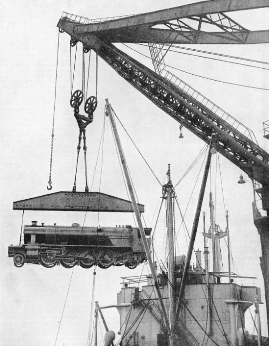 Train shipment at Newcastle Docks