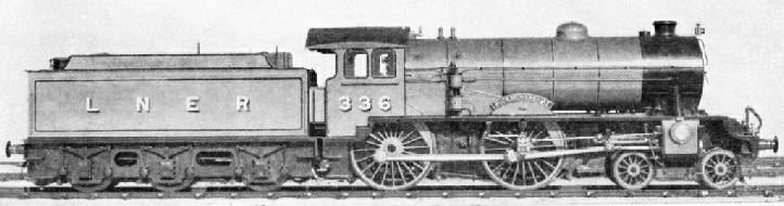 "Buckinghamshire", one of the "Shire" class of 4-4-0 express locomotives introduced in 1927