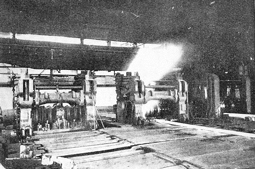 THE FINAL STAGE of rolling takes place in the finishing mill