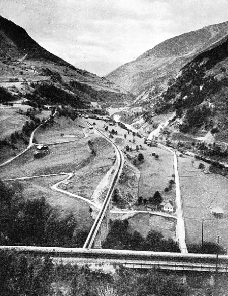 A FINE SWEEP OF LINE on the Furka-Oberalp Railway