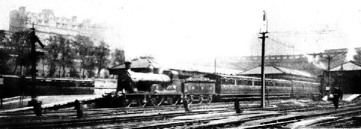 PERTH AND INVERNESS EXPRESS leaving Edinburgh Waverley station