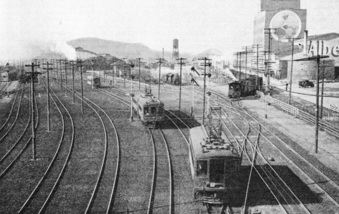 American railroad track