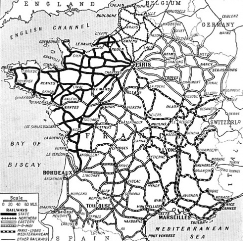 ALL THE MAIN RAILWAYS OF FRANCE