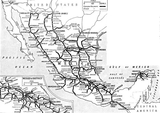 THE PRINCIPAL RAILWAYS OF MEXICO