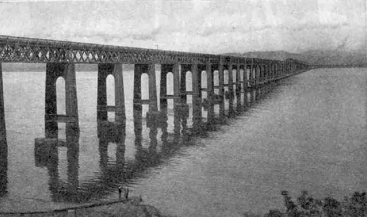 The famous Tay Bridge