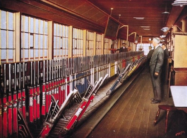 Interior of Locomotive Yard Box at York, L.N.E.R.
