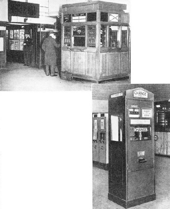 ticket and change machines