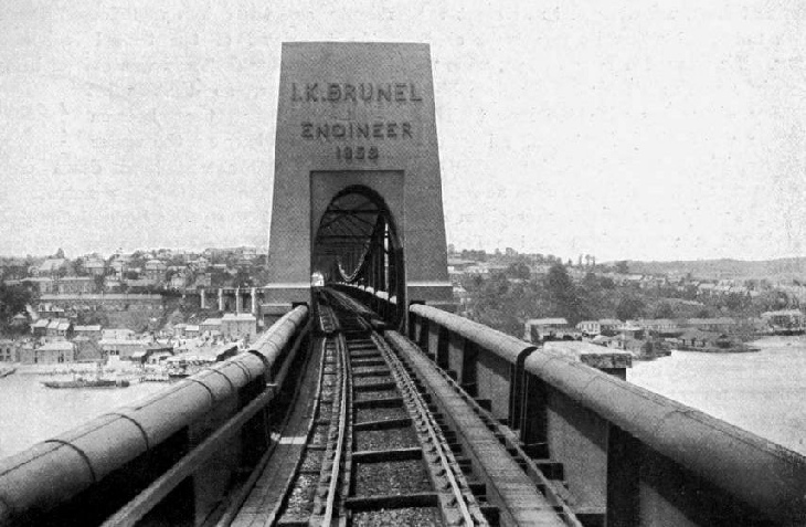 LOOKING THROUGH THE ROYAL ALBERT BRIDGE, SALTASH