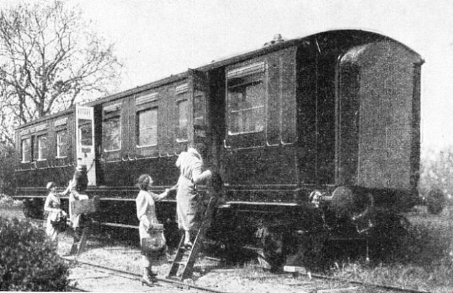 TAKING POSSESSION of a camping coach