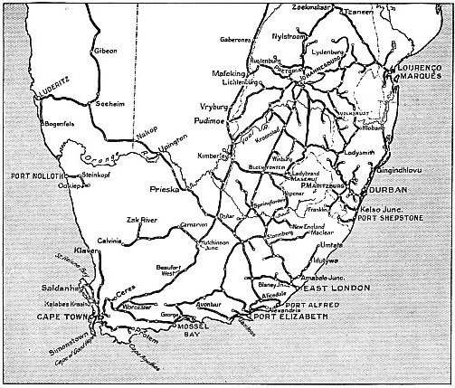 OVER 13,000 MILES OF TRACK are controlled by the South African Railways and Harbours