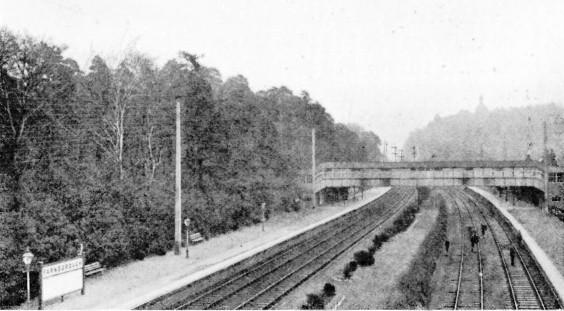 Farnborough station London & South Western Railway