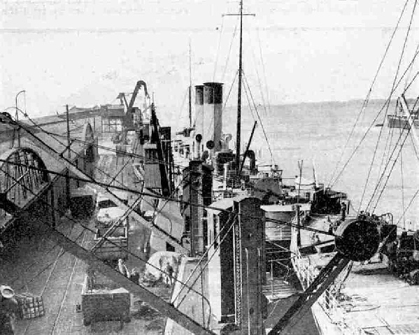 A view of Parkeston Quay, Harwich