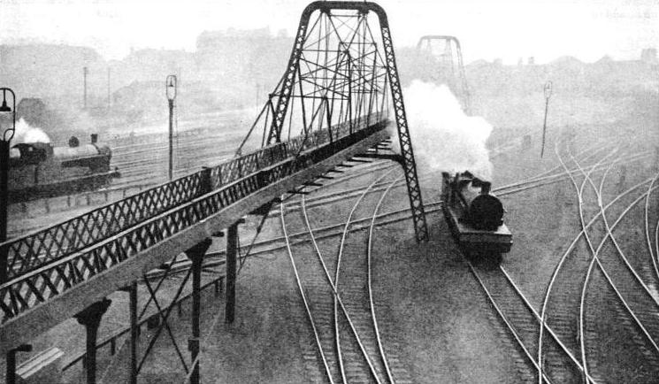 The suspension bridge at Crewe