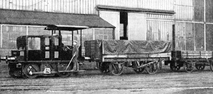 A 15-TONS DIESEL LOCOMOTIVE of 100 hp built by Sir W. G. Armstrong-Whitworth and Co.